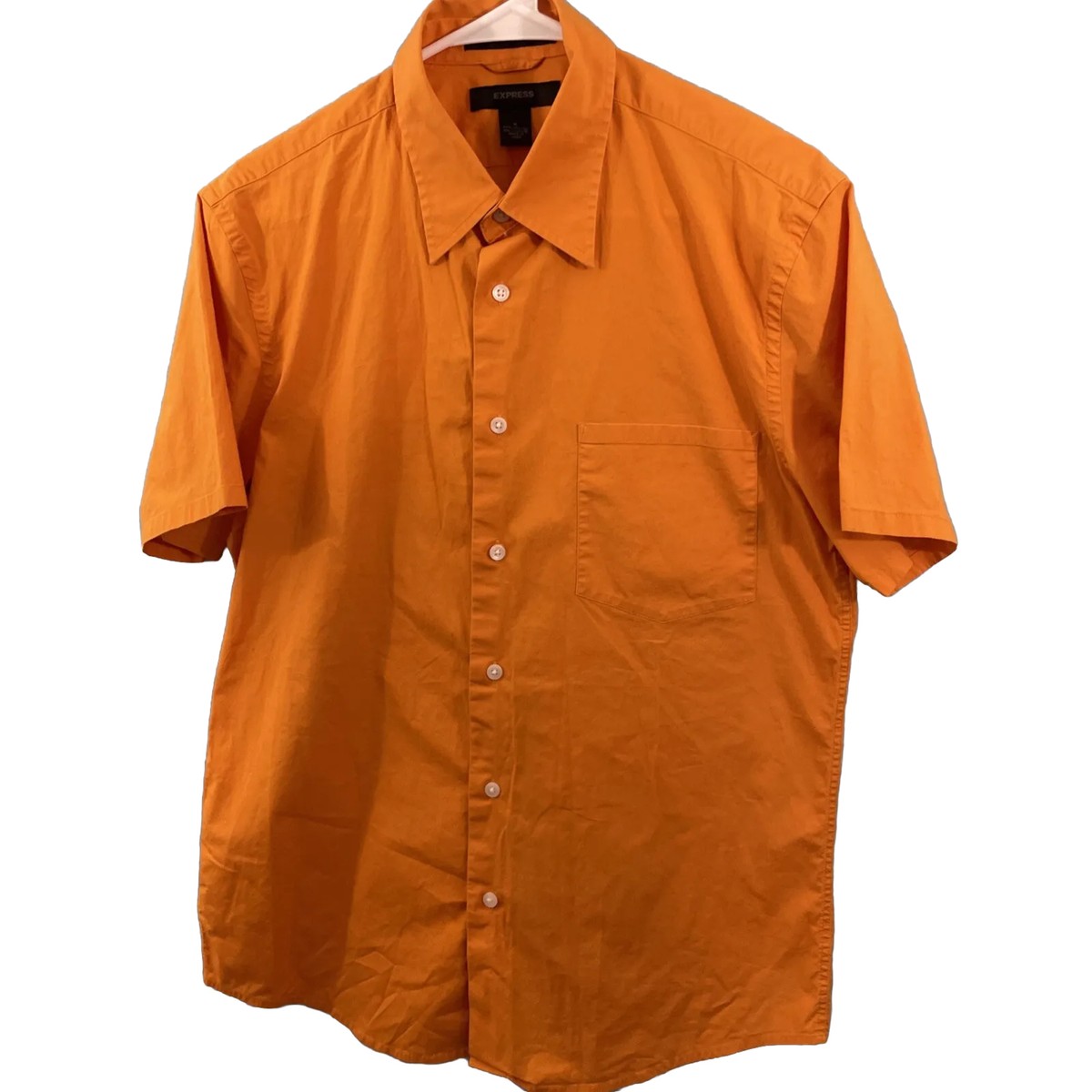 express orange dress shirt Express dress shirt