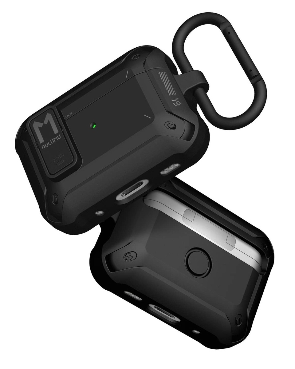 Aulumu A19 AirPods Pro Case [2nd/1st Generation] with Lock • Full