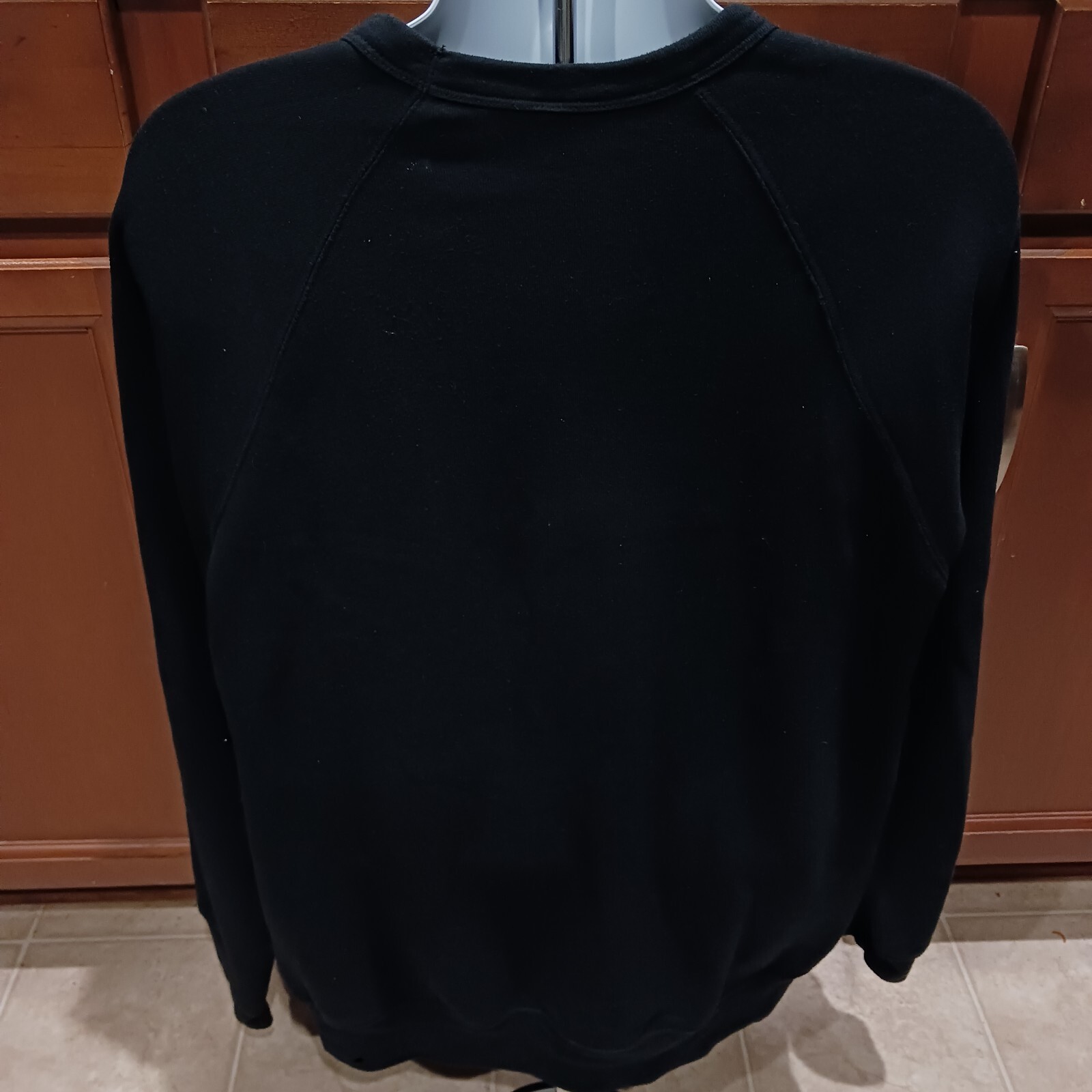 FILA Felpa nera Furniture Row Racing XL Team Issued NASCAR Truex Jones