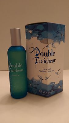  MOLINARD DOUBLE FRAICHEUR POUR LUI MEN  EAU DE TOILETTE 3.4 OZ / 100 ML NIB