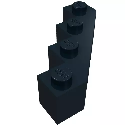 LEGO® Part 14413 - Brick, Modified Facet 4 x 4 - Photo 1/3