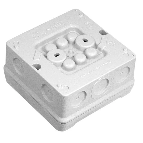 Kabelabzweigkasten DE 9340 Abzweigdose IP55 Abzweigkasten Hensel 2712 - Bild 2 von 3