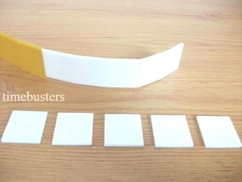 Sticky Foam Pads White Squares Adhesive Glue For Card Crafting Size 25mm  - Afbeelding 1 van 1