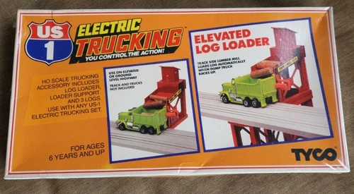 Tyco US1 Electric Trucking Elevated Log Loader 3416 HO Scale Slot Car New Sealed