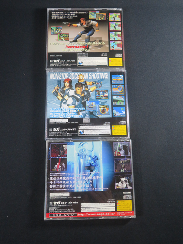 Virtua gun Sega Saturn SS gun controller cop house of dead Japan game 3 games jp - Picture 14 of 24