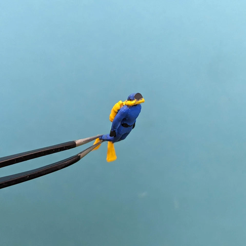 Sport Taucher / Scuba Diver Figur 1:87 aus Resin fertig BEMALT oder unbemalt - Bild 3 von 4