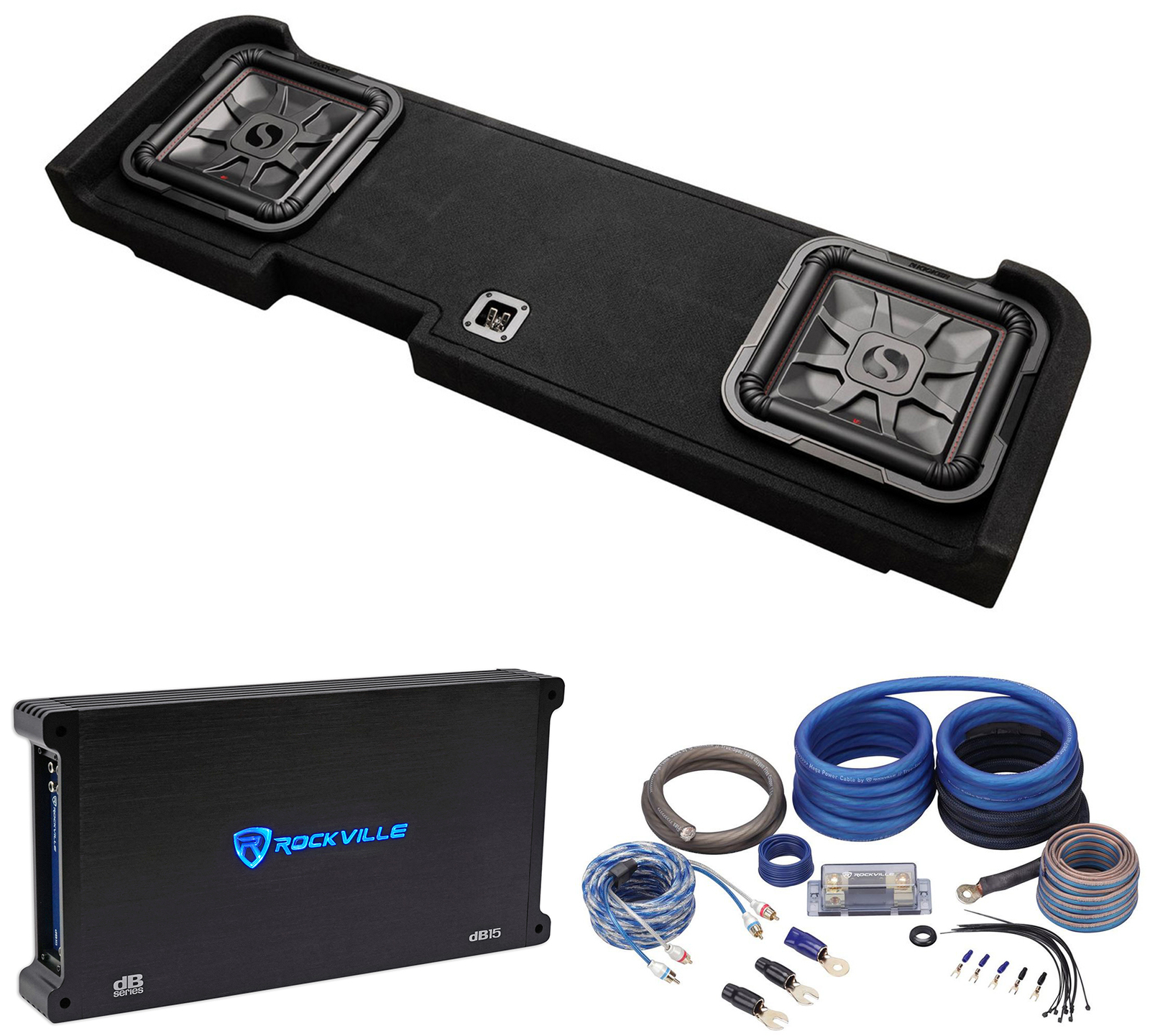 Kicker 51KGMDL7T122 L7T 12 сабвуферов Корпус Усилитель Подходит для Chevrolet Silverado 2008 года выпуска 158690₽