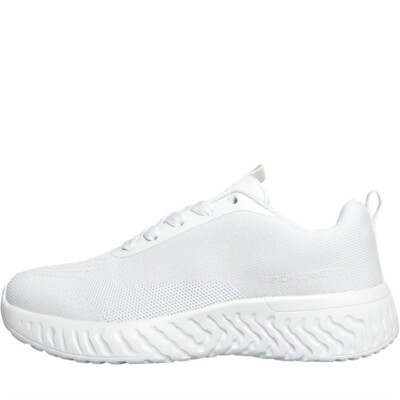 French Connection Womens V5 Lace Trainers White Mono UK EU37