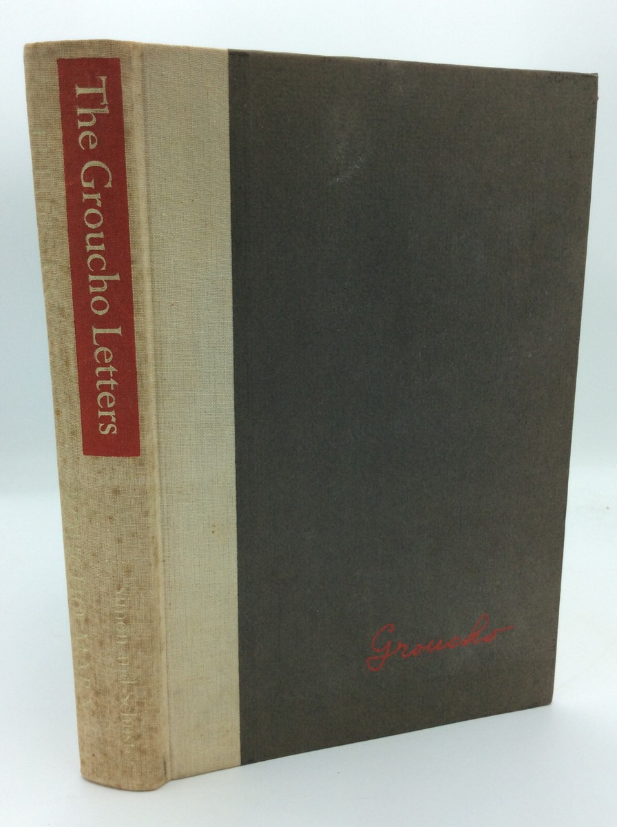 THE GROUCHO LETTERS! by Groucho Marx - 1967 - 1ST ED - scarce