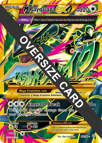 M Rayquaza Ex 098/098 Jumbo Cards