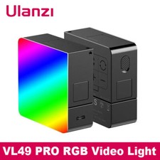 Ulanzi VL49 Pro RGB LED Video Light Full Color On-Camera Fill Light 2500K-9000K