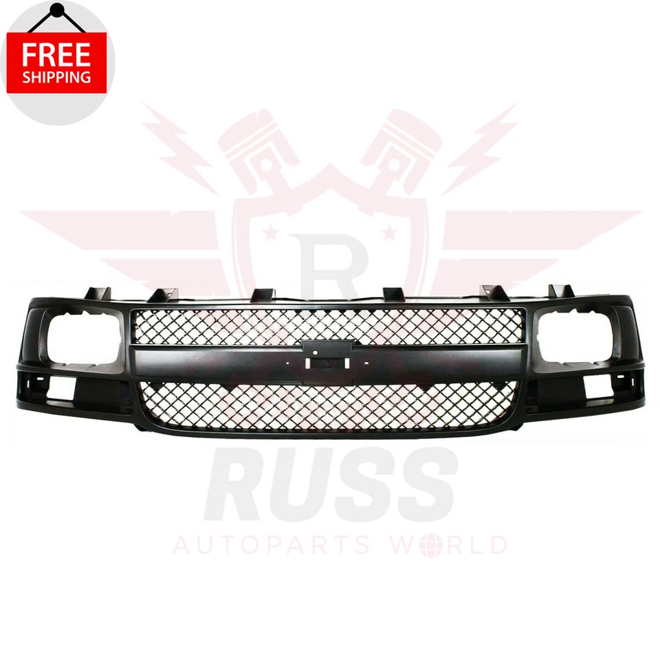 New Front Grill Grille Assembly Black Shell For 2003-2017 Chevrolet Express 2500 Foto 3 de 4
