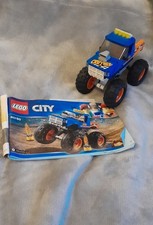 LEGO City 60180 Monster Truck Building Kit With Instructions Some Missing Pieces