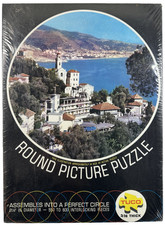 NOS Vintage 1970's TUCO Art Circular ROUND Jigsaw Puzzle Complete SEALED