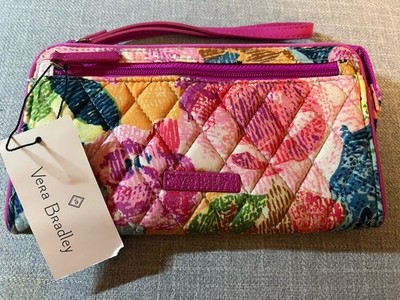 Vera Bradley Superbloom RFID Front Zip Wristlet NEW #21953-J04