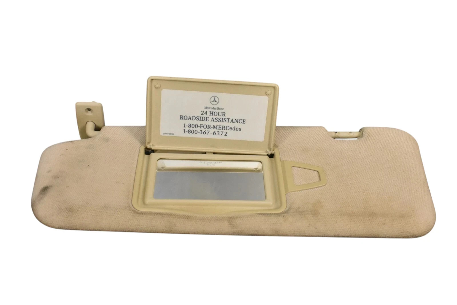 06-11 Mercedes W219 CLS550 Front Left Side Sunvisor Shade Visor W/ Mirror OEM