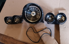 59 60 Chevy Car Impala Dash Cluster Bezels Pod Housing Speedometer Gauges Set 59 60 Chevy Car Impala Dash Cluster Bezels Pod Housing Speedometer Gauges Set
