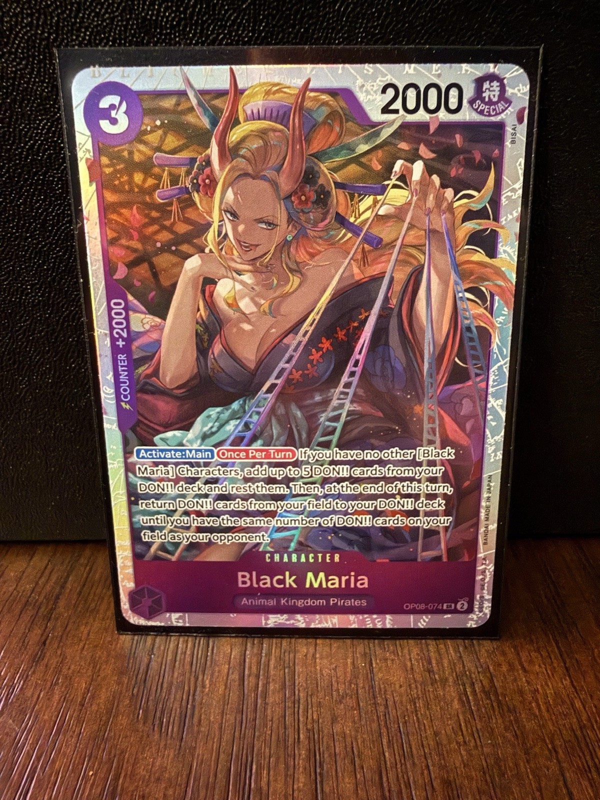 Black Maria OP08-074 Two Legends Foil