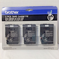 Brand New Brother P Touch TC 30 Tape Cassette 3 Pack
