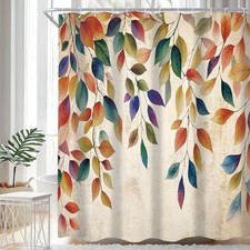 Eucalyptus Leaves 72Wx72H Shower Curtain Plant 72"w X 72"l Pack of 1 Colorful