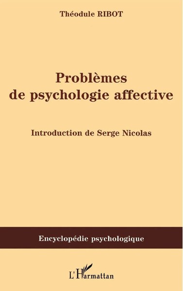 ProblèMes De Psychologie Affective ThéOdule Ribot Taschenbuch FranzöSisch 2023-image