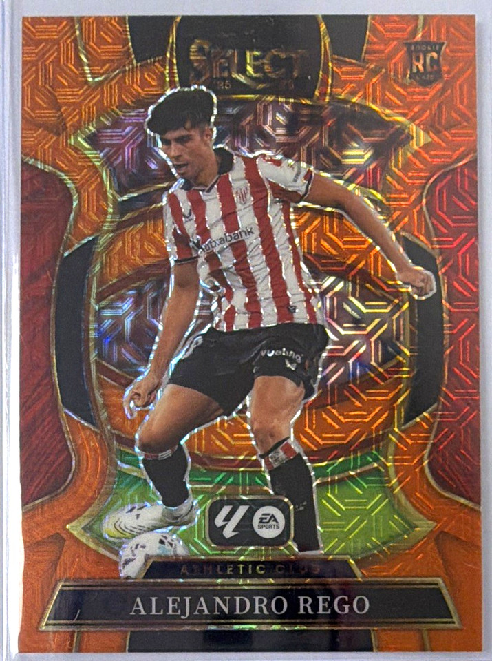 Panini Select La Liga Alejandro Rego RC Orange Mojo /199 #20