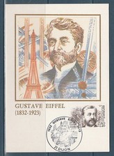carte  1er jour  Gustave Eiffel  21  Dijon    1982