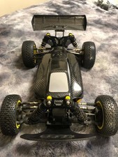 LOSI MINI 8IGHT BUGGY CORPO IN FIBRA DI CARBONIO, RULLO ALARE