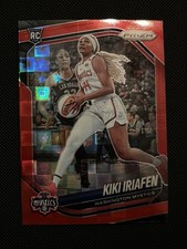 2025 Panini Prizm WNBA Kiki Iriafen #72 Red Pandora 147/199 Mystics Rookie Card
