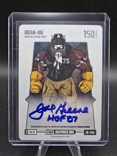 2024 Bo Jackson Battle Arena #BFA-85 Mean-Joe Steel Joe Greene Auto
