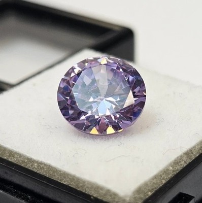 AWESOME Purple Zircon 6-7 Ct Round Cut For Making Ring Loose Certified Gemstone