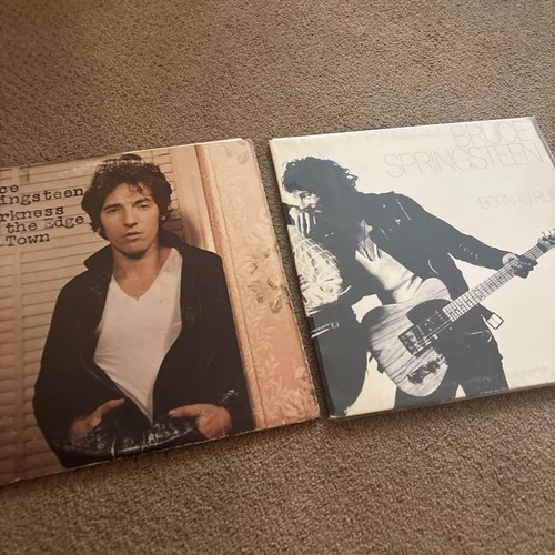 Bruce Springsteen Born To Run And Darkness On The Edge Of Town Vinyl Lot 2x