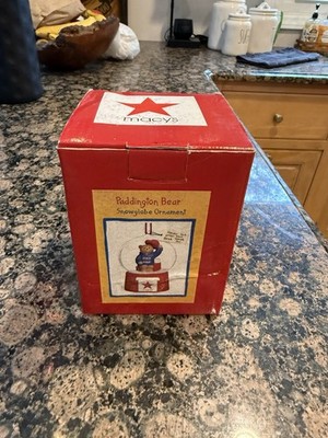 Paddington Bear Going To Macy s Parade Exclusive Christmas Snow Globe Ornament
