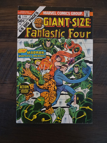 Giant Size Fantastic Four #4, 1st App of Multiple Man, High Grade, Marvel 1975