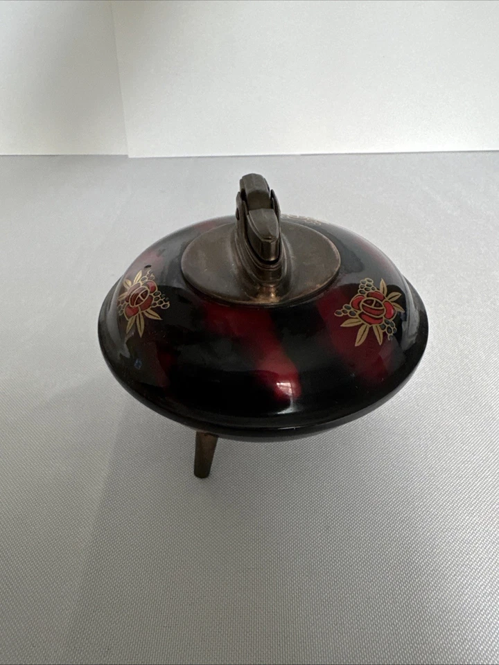 Encendedor de mesa "Fisher JAPAN Vintage" muy RARO hermoso diseño Foto 3 de 4