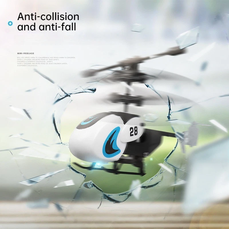 Mini helicopter fall-resistant remote control pocket fingertip children's toy-04 - Image 3 of 4