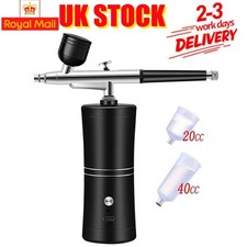 Portable Airbrush Spray Gun Kit Mini Compressor for Nail Art Tattoo&DIY Painting