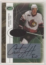 2003-04 ITG Parkhurst Rookie 60/100 Antoine Vermette #195 Auto 01zx