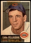 1953 Topps #28 EDDIE PELLAGRINI (b)  Cincinnati Redlegs  VGEX-EX (Old Tape)