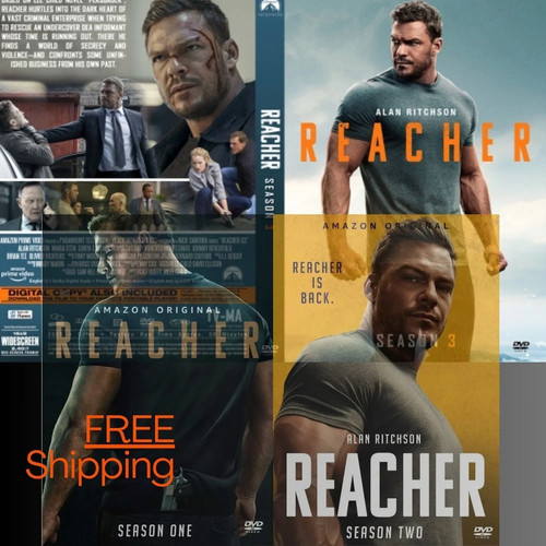 Reacher : TV Series DVD Complete Set Season 1&2 & NewTHREE Full HD English