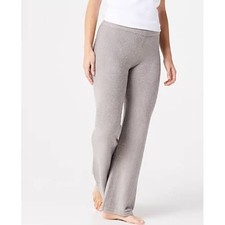 Barefoot Dreams CozyChic Ultra Lite Wide Leg Pants Pewter Gray Large NWT Lounge