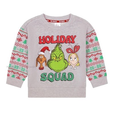 The Grinch Boys Sweatshirt Shirt Size 12M 18M 2 2T 3T  Toddler Christmas Holiday