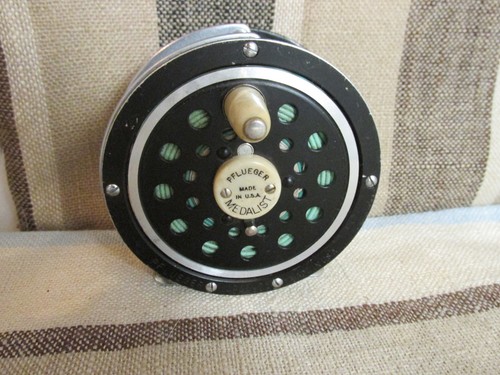 Moulinet De Pêche à La Mouche Vintage Pflueger Medalist 1494 - USA - Occasion