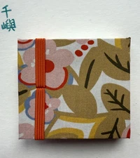 Natsume 300g Baohong Watercolour Notebook Pink Red Flowers Nature 6.8x6 New