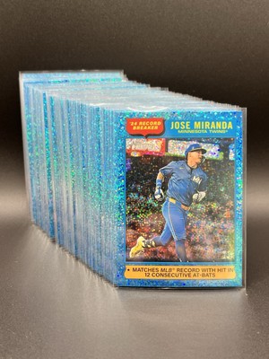 2025 Topps Heritage - LIGHT BLUE SPARKLE - You Pick