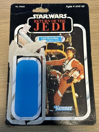 Star Wars Vintage Luke X-Wing 77 Back-A Card 77-A Return Of The Jedi ROTJ China