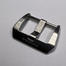 Authentic 20mm Stainless Steel Brushed Satin Finish Panerai Tang Buckle Clasp
