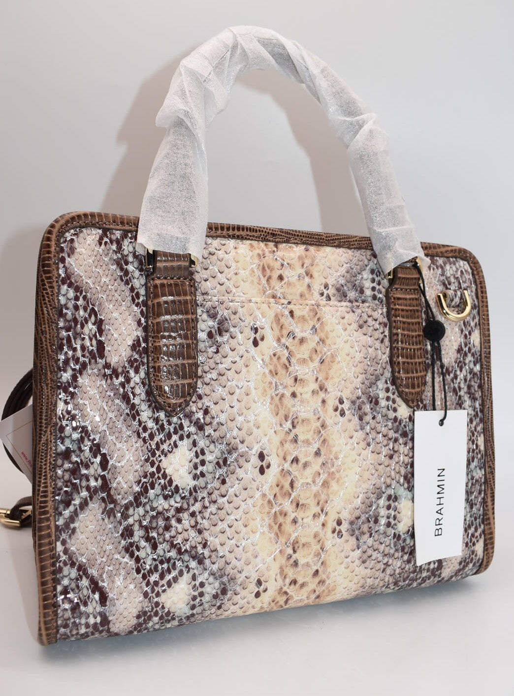 Brahmin Cami Satchel Bag in Multi Eirwen — image 5