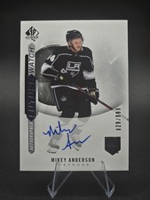2020-21 Upper Deck SP Authentic Future Watch Mikey Anderson RC Auto /999 