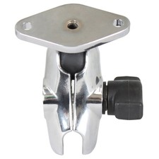 RAM-B-103-A-238CHU RAM Chrome Double Socket Arm with Diamond Pla...